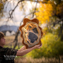 Tangerine Crystal Onyx Bowl #5 - Onyx Bowl