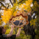 Tangerine Crystal Onyx Bowl #5 - Onyx Bowl