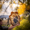 Tangerine Crystal Onyx Bowl #5 - Onyx Bowl