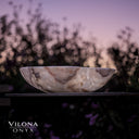 Tangerine Crystal Onyx Bowl #6 - Onyx Bowl