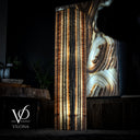 Tangerine Crystal (Onyx Floor Lamp #1) - Floor Lamp