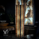 Tangerine Crystal (Onyx Floor Lamp #1) - Floor Lamp