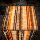 Tangerine Crystal Onyx Floor Lamp (Medium) - Floor Lamp