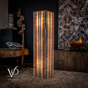 Tangerine Crystal Onyx Floor Lamp (Medium) - Floor Lamp