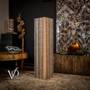 Tangerine Crystal Onyx Floor Lamp (Medium) - Floor Lamp