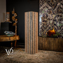 Tangerine Crystal Onyx Floor Lamp (Medium) - Floor Lamp