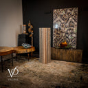 Tangerine Crystal Onyx Floor Lamp (Medium) - Floor Lamp