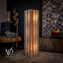 Tangerine Crystal Onyx Floor Lamp (Medium) - Floor Lamp