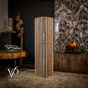 Tangerine Crystal Onyx Floor Lamp (Medium) - Floor Lamp