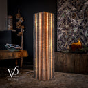 Tangerine Crystal Onyx Floor Lamp (Medium) - Floor Lamp