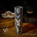 Tangerine Crystal (Onyx Table Lamp #29) - Desk Lamp