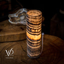 Tangerine Crystal (Onyx Table Lamp #31) - Desk Lamp