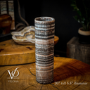 Tangerine Crystal (Onyx Table Lamp #32) - Desk Lamp