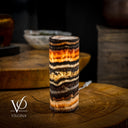 Tangerine Crystal (Onyx Table Lamp #35) - Desk Lamp