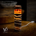 Tangerine Crystal (Onyx Table Lamp #36) - Desk Lamp