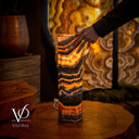 Tangerine Crystal (Onyx Table Lamp #37) - Desk Lamp