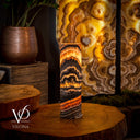 Tangerine Crystal (Onyx Table Lamp #37) - Desk Lamp