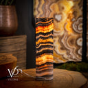 Tangerine Crystal (Onyx Table Lamp #39) - Desk Lamp