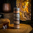 Tangerine Crystal (Onyx Table Lamp #40) - Desk Lamp