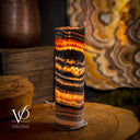 Tangerine Crystal (Onyx Table Lamp #41) - Desk Lamp