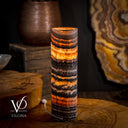 Tangerine Crystal (Onyx Table Lamp #42) - Desk Lamp