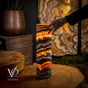 Tangerine Crystal (Onyx Table Lamp #42) - Desk Lamp