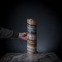 Tangerine Crystal (Onyx Table Lamp #47) - Desk Lamp