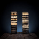 Tangerine Crystal (Onyx Table Lamp Pair #46) - Desk Lamp