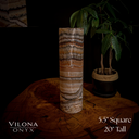 Tangerine Sierra Onyx Crystal Table Lamp #15 - Desk Lamp