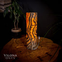 Tangerine Sierra Onyx Crystal Table Lamp #19 - Desk Lamp