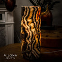 Tangerine Sierra Onyx Crystal Table Lamp #27 - Desk Lamp