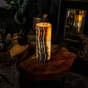 Tangerine Sierra Onyx Crystal Table Lamp #2 - Desk Lamp