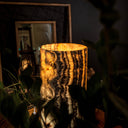 Tangerine Sierra Onyx Crystal Table Lamp #2 - Desk Lamp