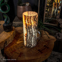 Tangerine Sierra Onyx Crystal Table Lamp #3 - Desk Lamp
