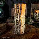Tangerine Sierra Onyx Crystal Table Lamp #3 - Desk Lamp