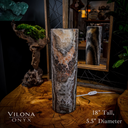 Tangerine Sierra Onyx Crystal Table Lamp #10 - Desk Lamp