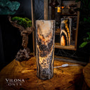 Tangerine Sierra Onyx Crystal Table Lamp #10 - Desk Lamp