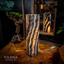 Tangerine Sierra Onyx Crystal Table Lamp #10 - Desk Lamp