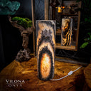 Tangerine Sierra Onyx Crystal Table Lamp #10 - Desk Lamp