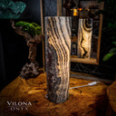 Tangerine Sierra Onyx Crystal Table Lamp #13 - Desk Lamp