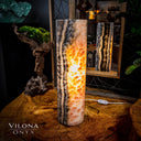 Tangerine Sierra Onyx Crystal Table Lamp #14 - Desk Lamp