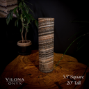 Tangerine Sierra Onyx Crystal Table Lamp #16 - Desk Lamp