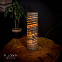 Tangerine Sierra Onyx Crystal Table Lamp #16 - Desk Lamp