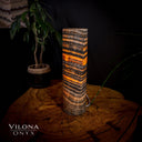 Tangerine Sierra Onyx Crystal Table Lamp #16 - Desk Lamp