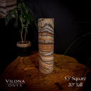Tangerine Sierra Onyx Crystal Table Lamp #20 - Desk Lamp