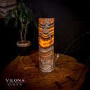 Tangerine Sierra Onyx Crystal Table Lamp #20 - Desk Lamp