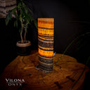 Tangerine Sierra Onyx Crystal Table Lamp #21 - Desk Lamp