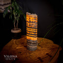 Tangerine Sierra Onyx Crystal Table Lamp #22 - Desk Lamp