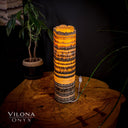 Tangerine Sierra Onyx Crystal Table Lamp #22 - Desk Lamp