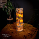 Tangerine Sierra Onyx Crystal Table Lamp #24 - Desk Lamp